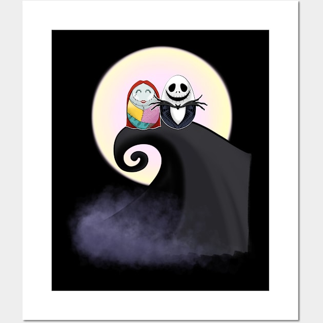 Nightmare Before Christmas Tiggles Wall Art by laurareid.artist